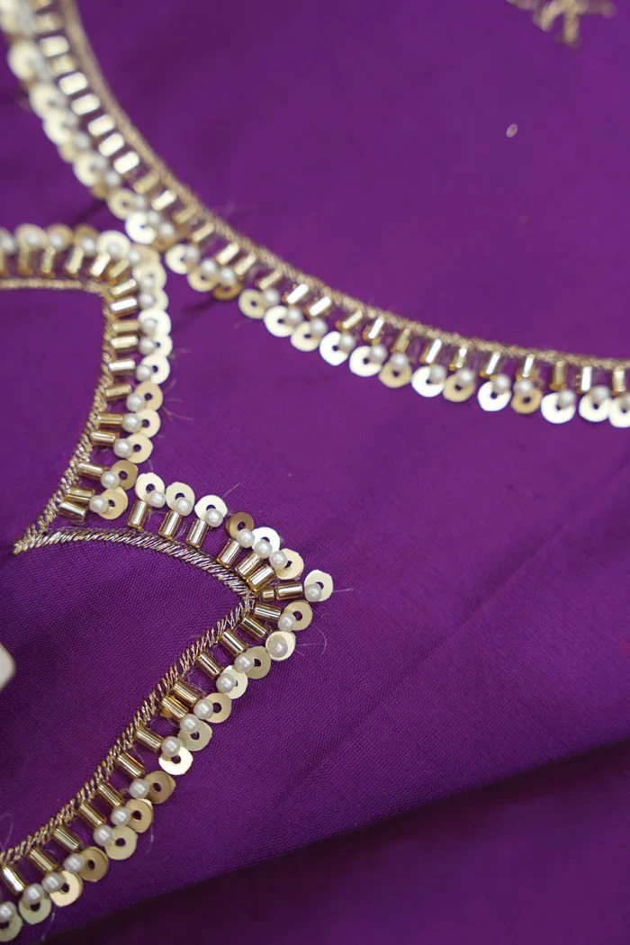 Beautiful South Indian Style Half Saree with Hand Work Blouse and Dupatta for Women | BiliPatra - Image 83