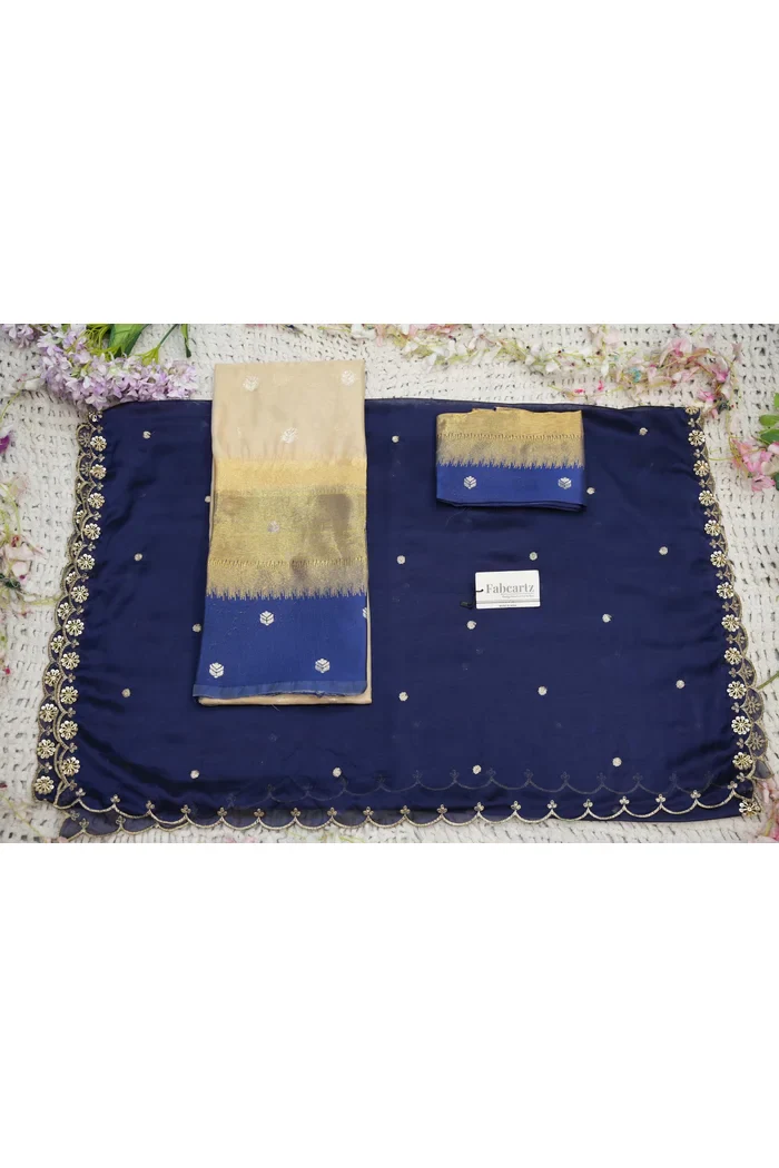 Beautiful South Indian Style Unstitch Half Saree with Blouse and Hand Work Rangoli Dupatta for Women | Dharani - Image 109