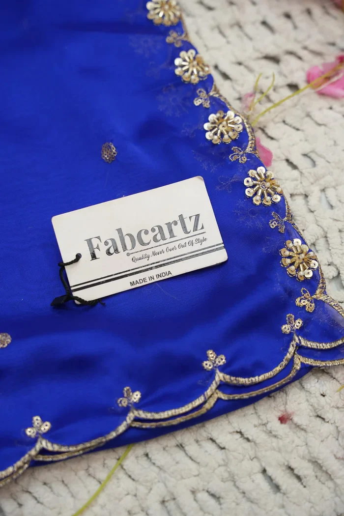 Beautiful South Indian Style Unstitch Half Saree with Blouse and Hand Work Rangoli Dupatta for Women | Dharani - Image 143