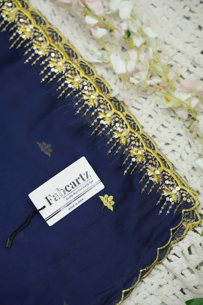 Beautiful South Indian Style Half Saree with Embroidery Blouse and Dupatta for Women | Kalyani - Image 80