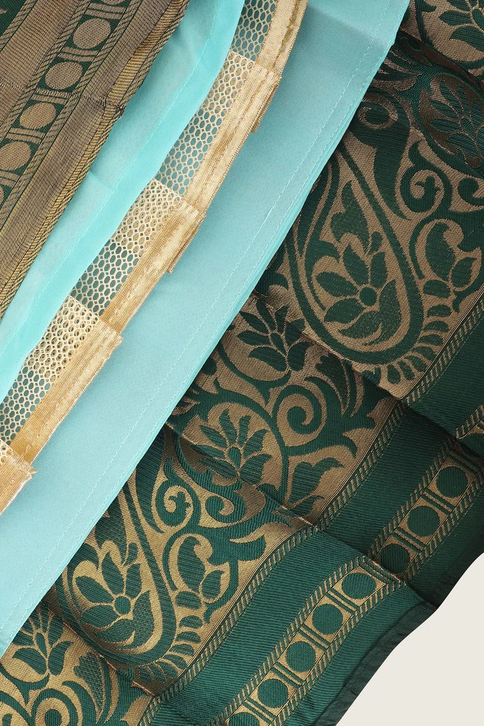 South Indian Festival Traditional Half Saree BIG AKKU - Image 10