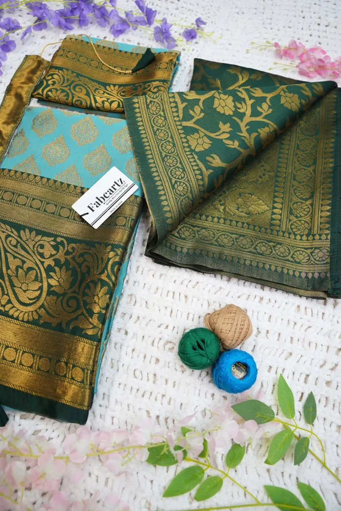 South Indian Festival Traditional Half Saree BIG AKKU - Image 45