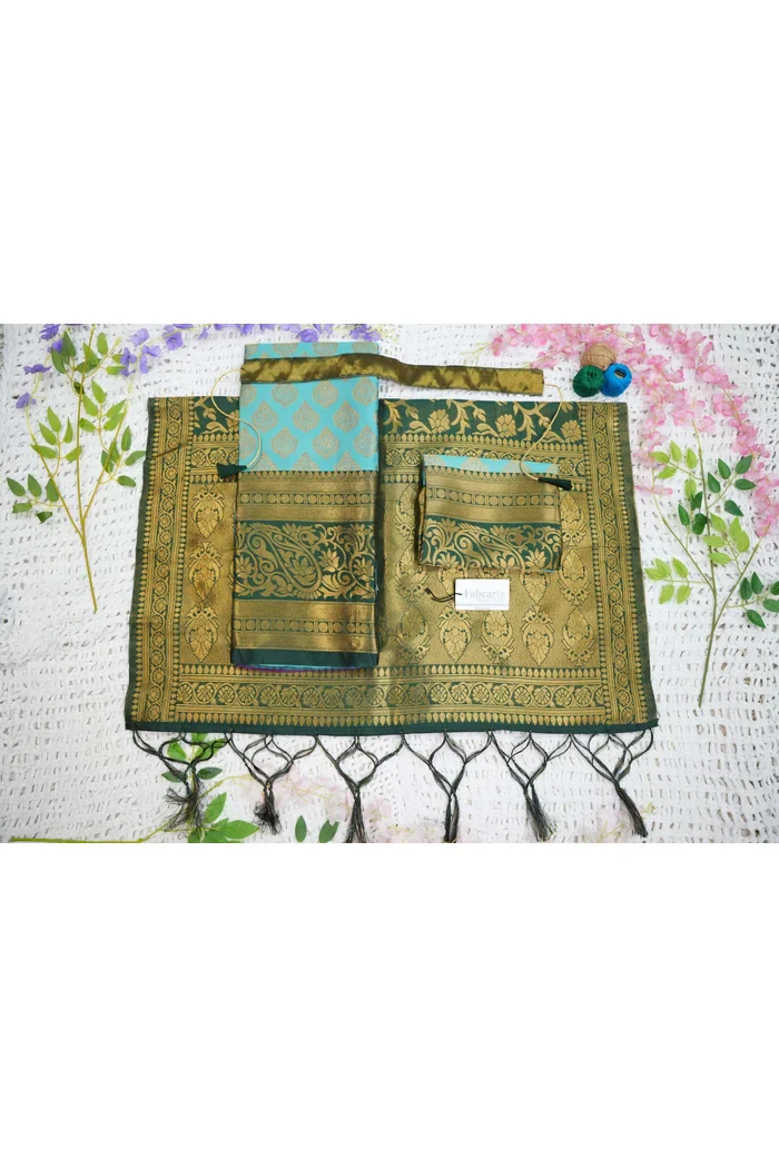 South Indian Festival Traditional Half Saree BIG AKKU - Image 49