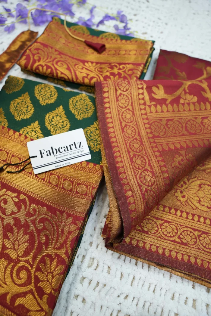 South Indian Festival Traditional Half Saree BIG AKKU - Image 59