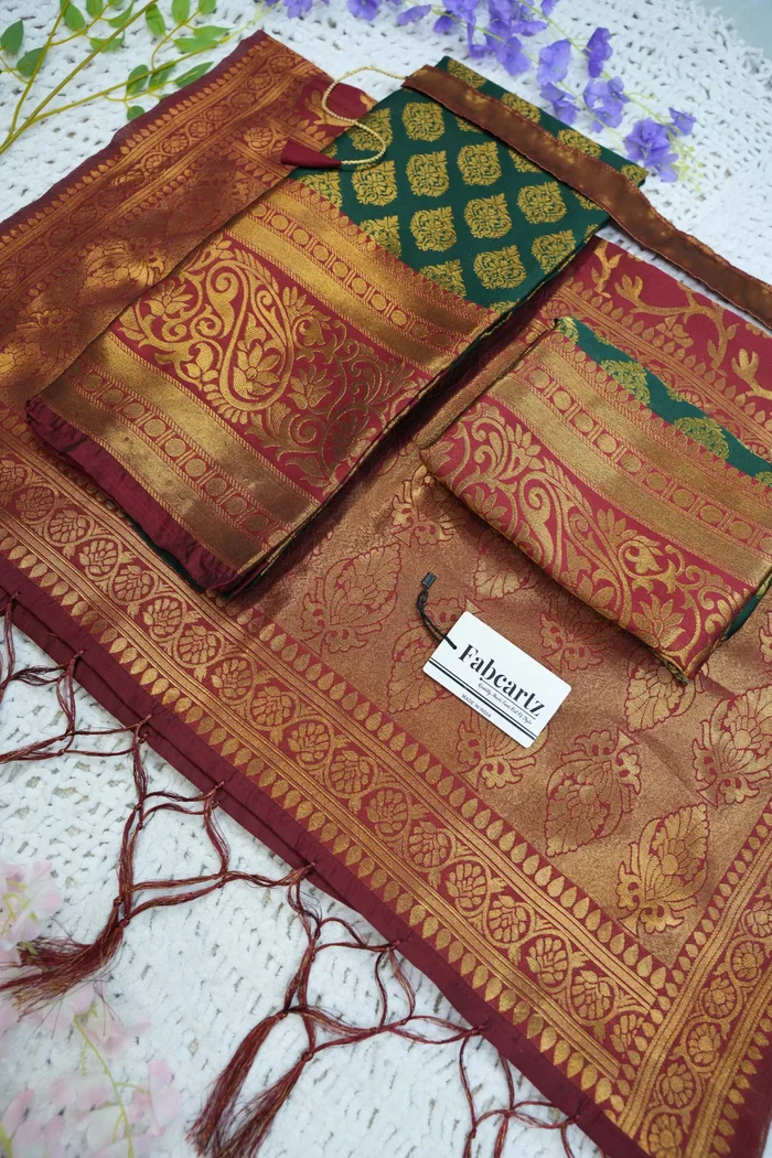 South Indian Festival Traditional Half Saree BIG AKKU - Image 61