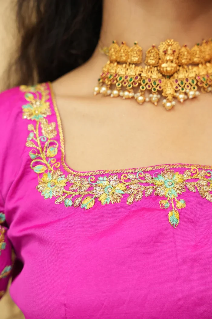 Women's Woven Design zari work Half Saree with Embroidered Blouse and Dupatta BittuPattu - Image 15