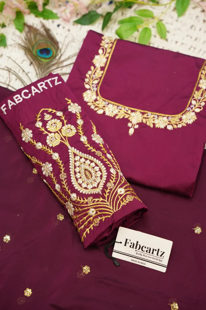 Women's Woven Design zari work Half Saree with Embroidered Blouse and Dupatta BittuPattu - Image 51