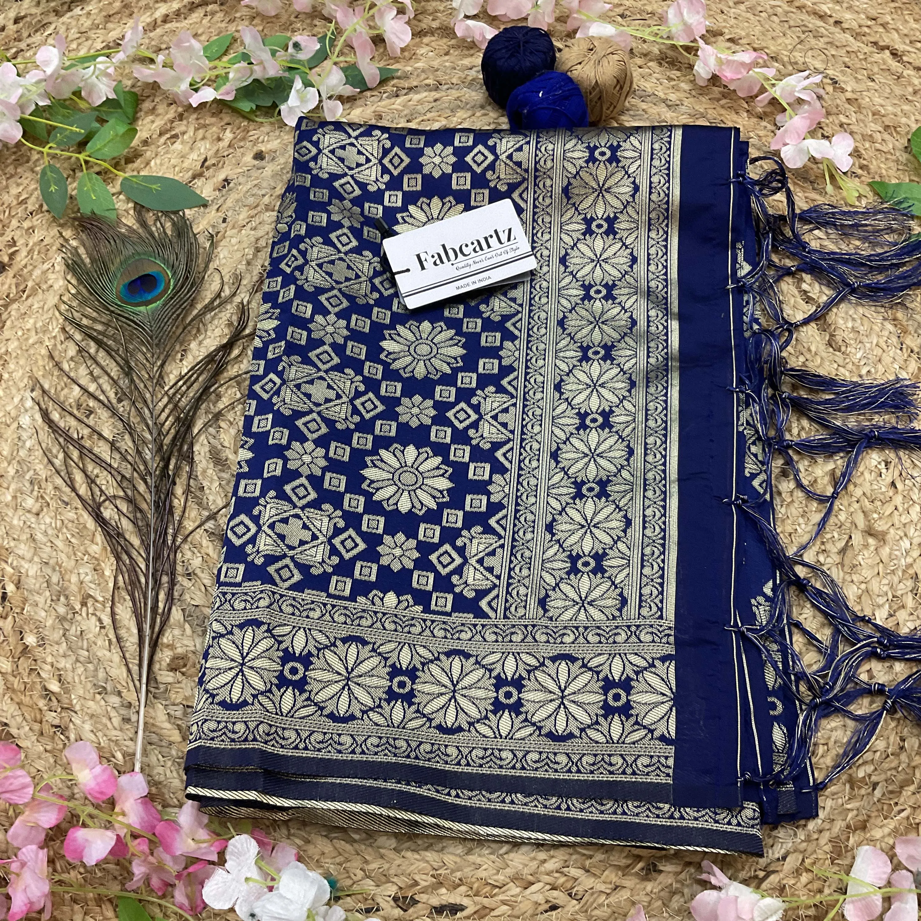 Beautiful Jacquard Woven Design Kids Dupatta for women | Only Dupatta BoxDup - Image 25