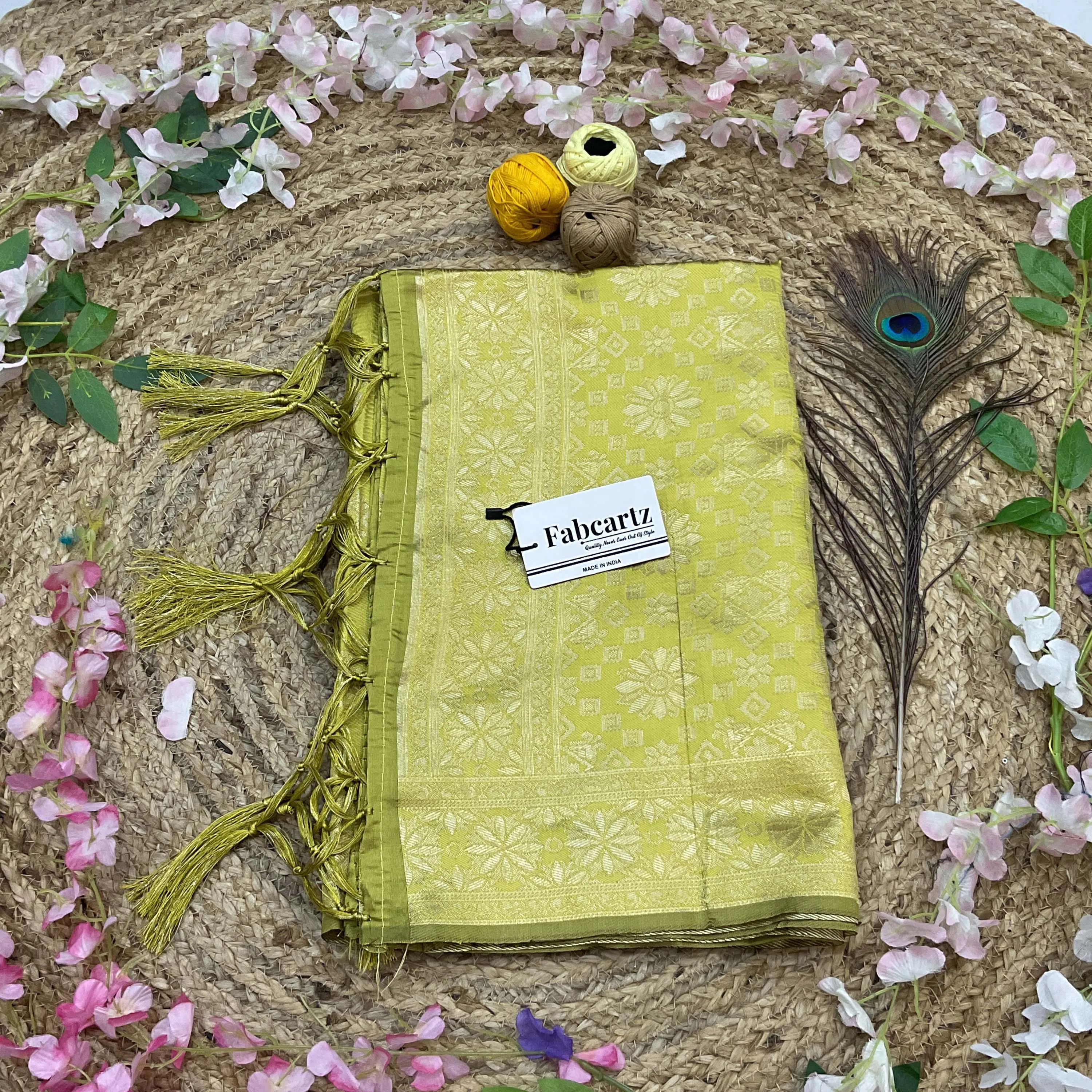 Beautiful Jacquard Woven Design Kids Dupatta for women | Only Dupatta BoxDup - Image 55