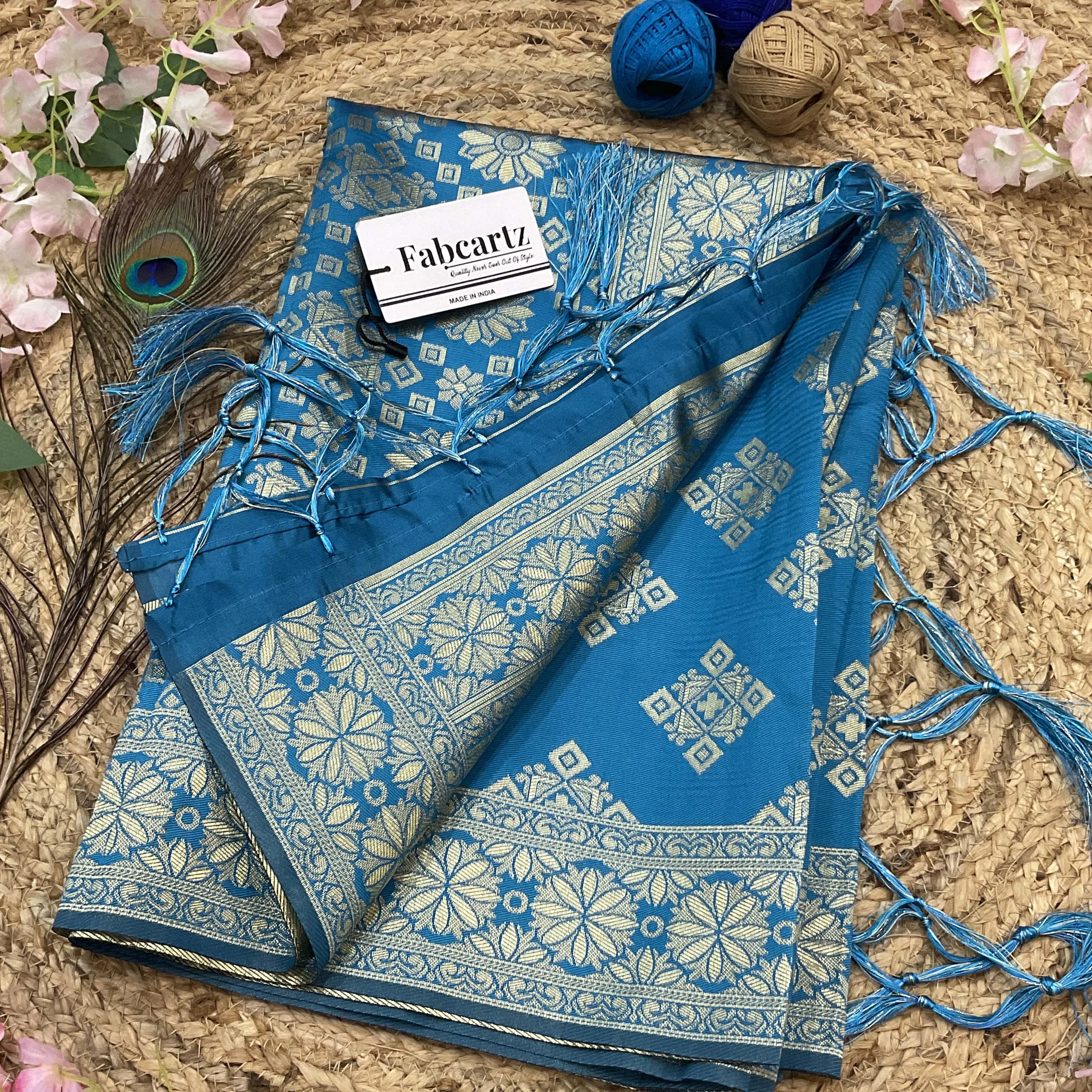 Beautiful Jacquard Woven Design Kids Dupatta for women | Only Dupatta BoxDup - Image 8