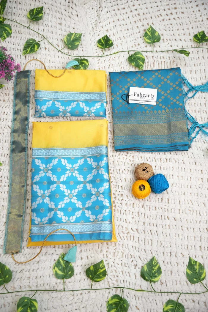 New Kids Traditional South Indian Half Saree JanjalKIDS - Image 20
