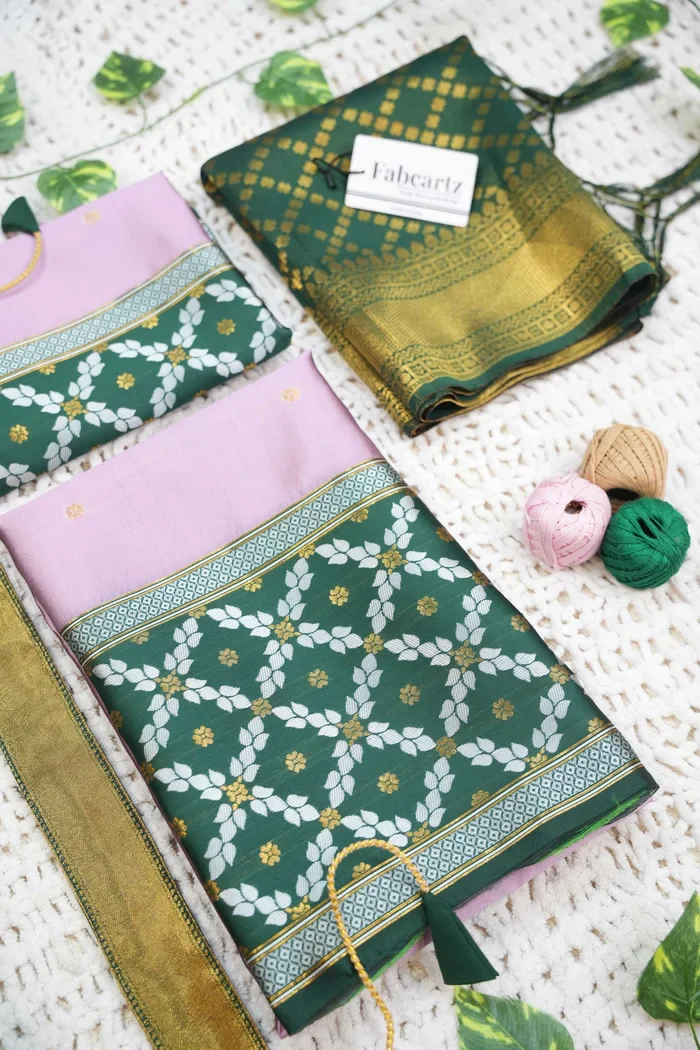 New Kids Traditional South Indian Half Saree JanjalKIDS - Image 9