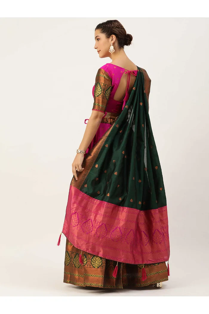 South Indian Festival Traditional Half Saree Madhuri - Image 20