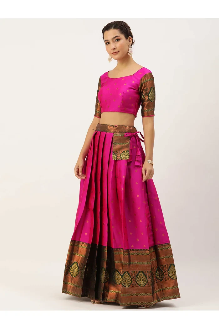 South Indian Festival Traditional Half Saree Madhuri - Image 22