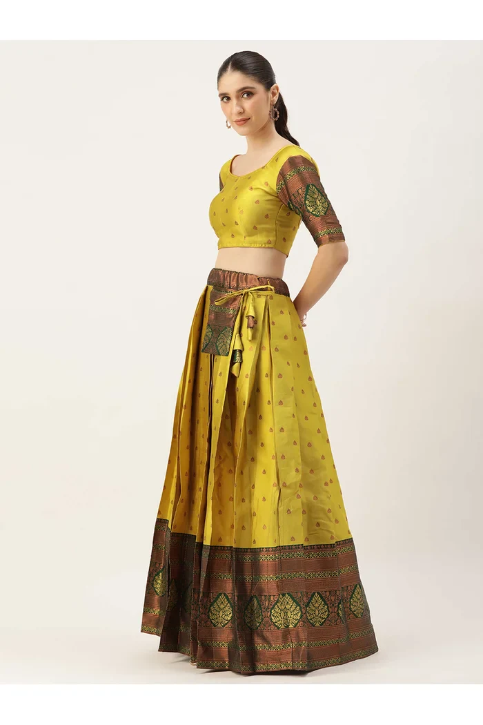 South Indian Festival Traditional Half Saree Madhuri - Image 30