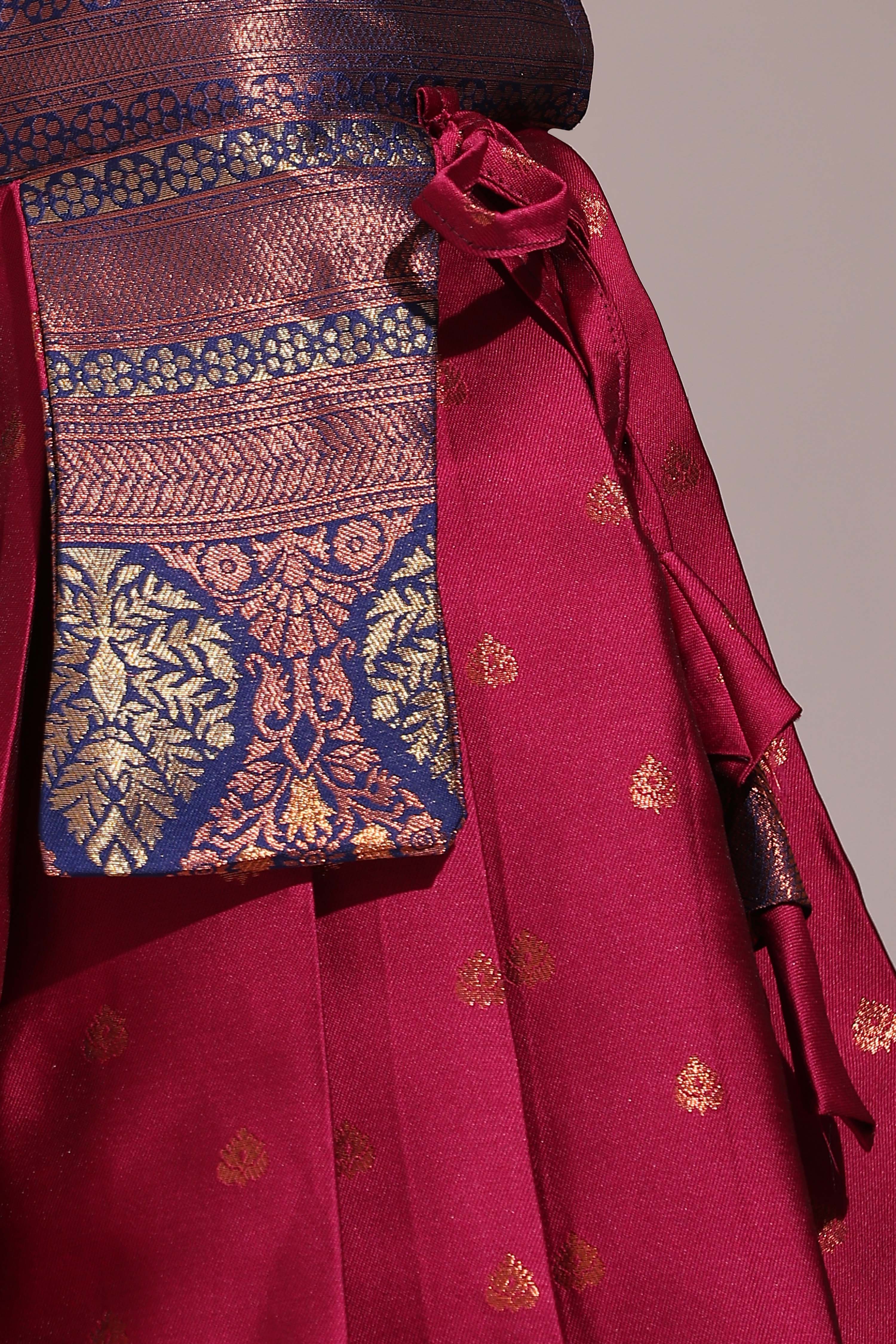 South Indian Festival Traditional Half Saree Madhuri - Image 50