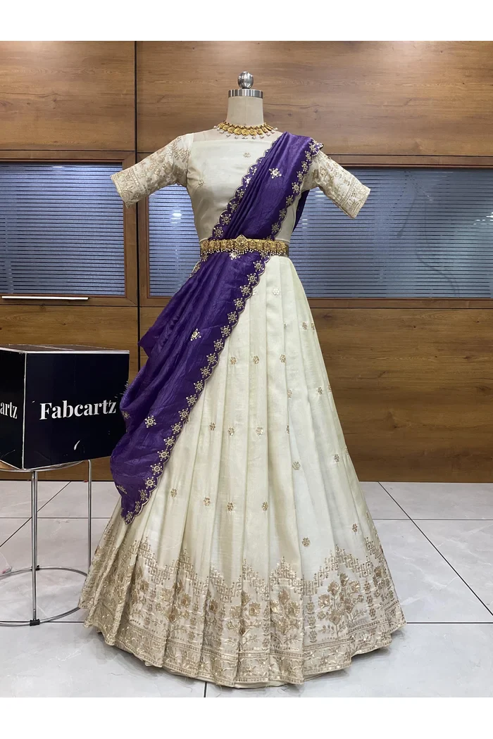 South Indian Festival Traditional Lehenga Choli DekiSuki