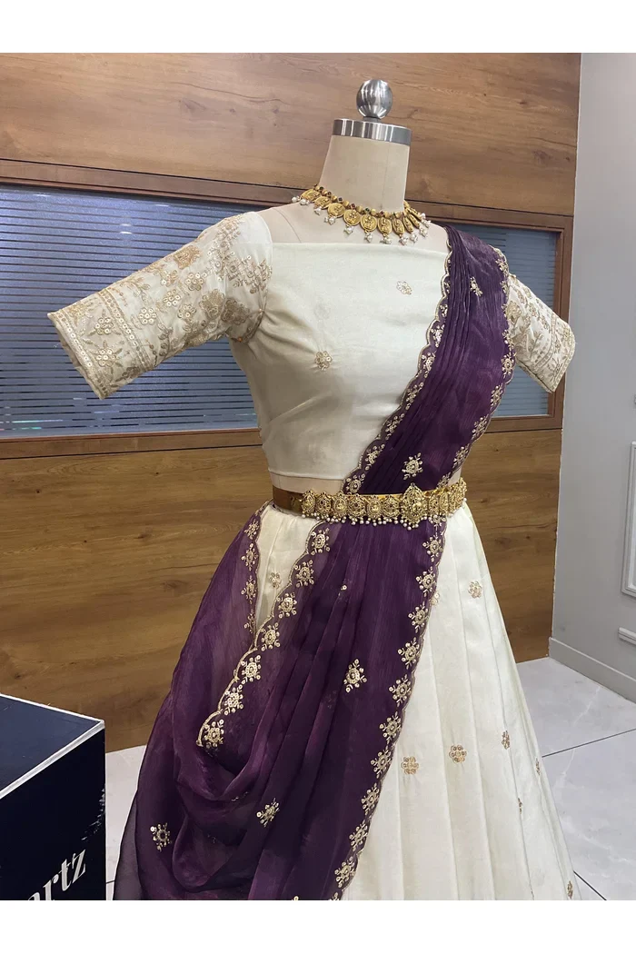 South Indian Festival Traditional Lehenga Choli DekiSuki - Image 36