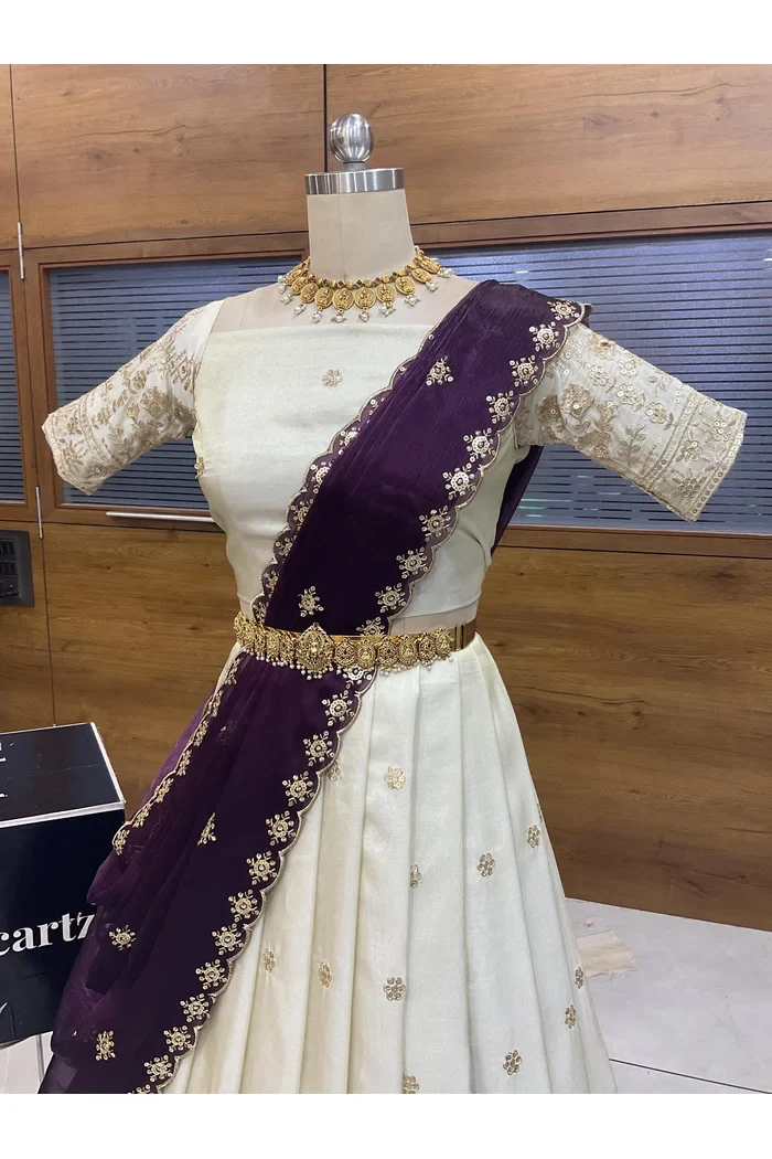 South Indian Festival Traditional Lehenga Choli DekiSuki - Image 37