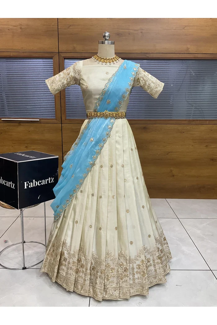 South Indian Festival Traditional Lehenga Choli DekiSuki - Image 39