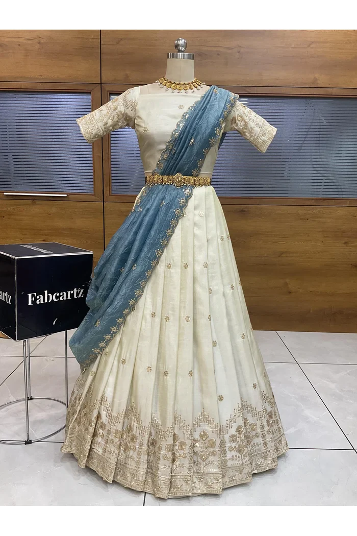 South Indian Festival Traditional Lehenga Choli DekiSuki - Image 6