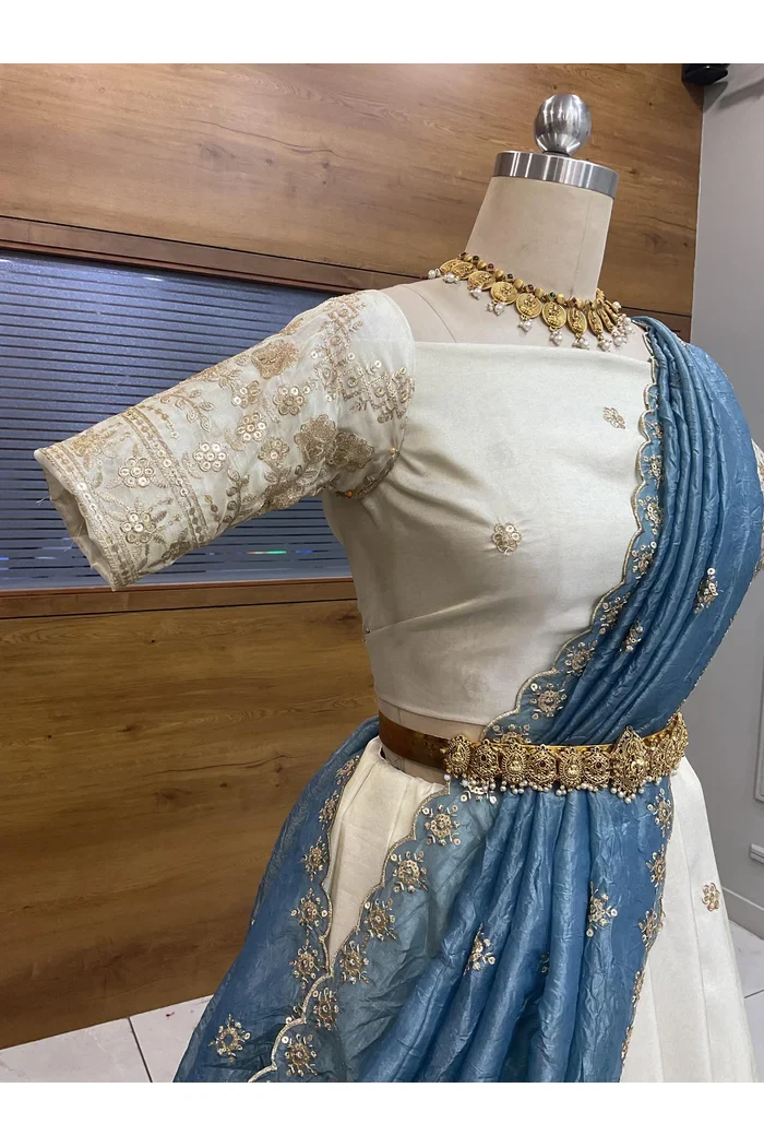 South Indian Festival Traditional Lehenga Choli DekiSuki - Image 8