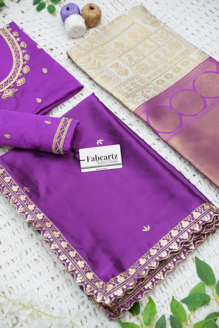 Women's Woven Design zari work Half Saree with FullyHandwork Blouse and Dupatta Dhara - Image 63