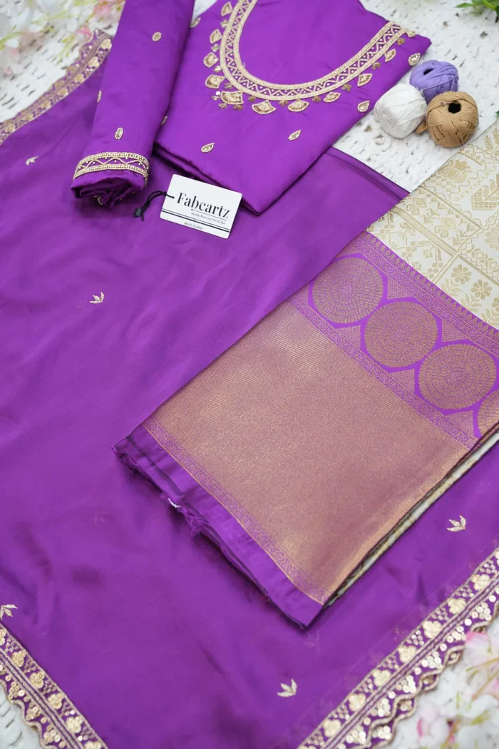 Women's Woven Design zari work Half Saree with FullyHandwork Blouse and Dupatta Dhara - Image 67