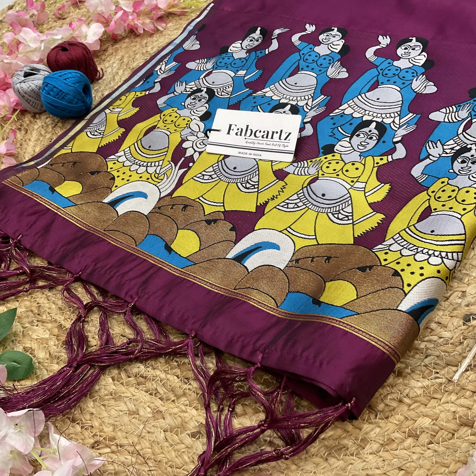 Beautiful Jacquard Woven Design Dupatta for women | Only Dupatta DhingliDup - Image 15
