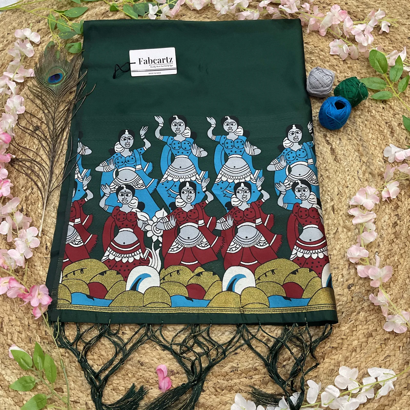 Beautiful Jacquard Woven Design Dupatta for women | Only Dupatta DhingliDup - Image 6