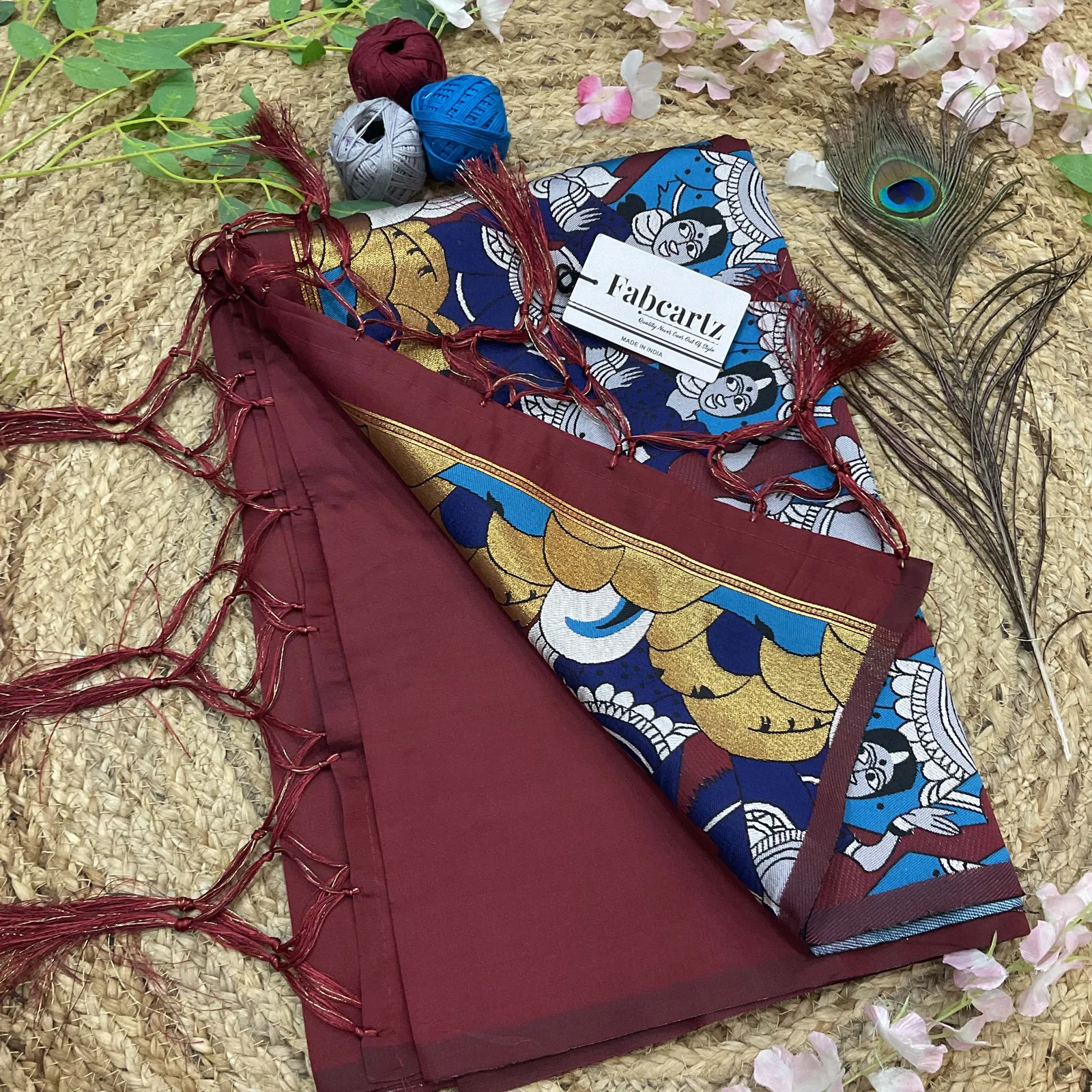 Beautiful Jacquard Woven Design Dupatta for women | Only Dupatta DhingliDup - Image 9