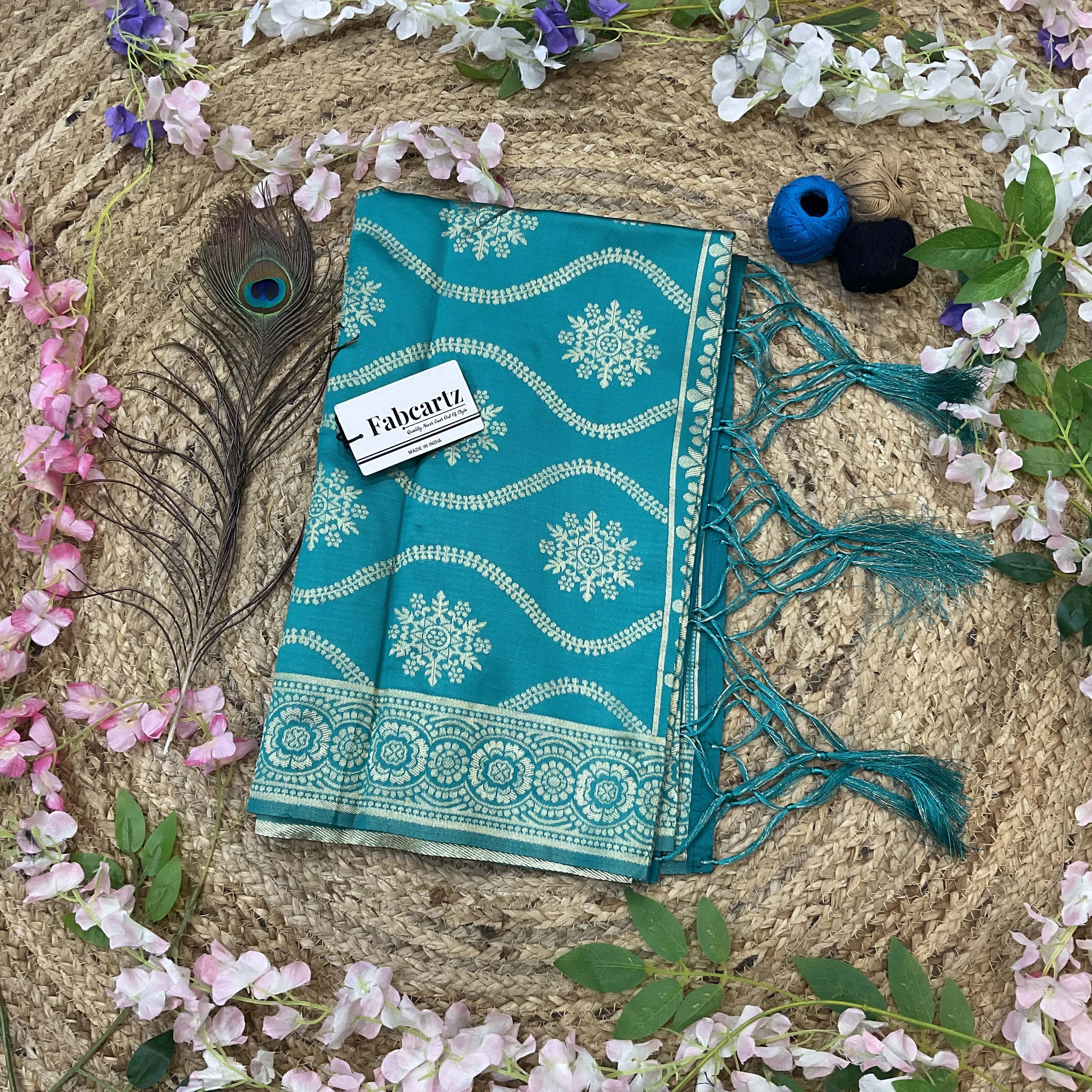 Beautiful Jacquard Woven Design Dupatta for women | Only Dupatta DiberaDup - Image 18