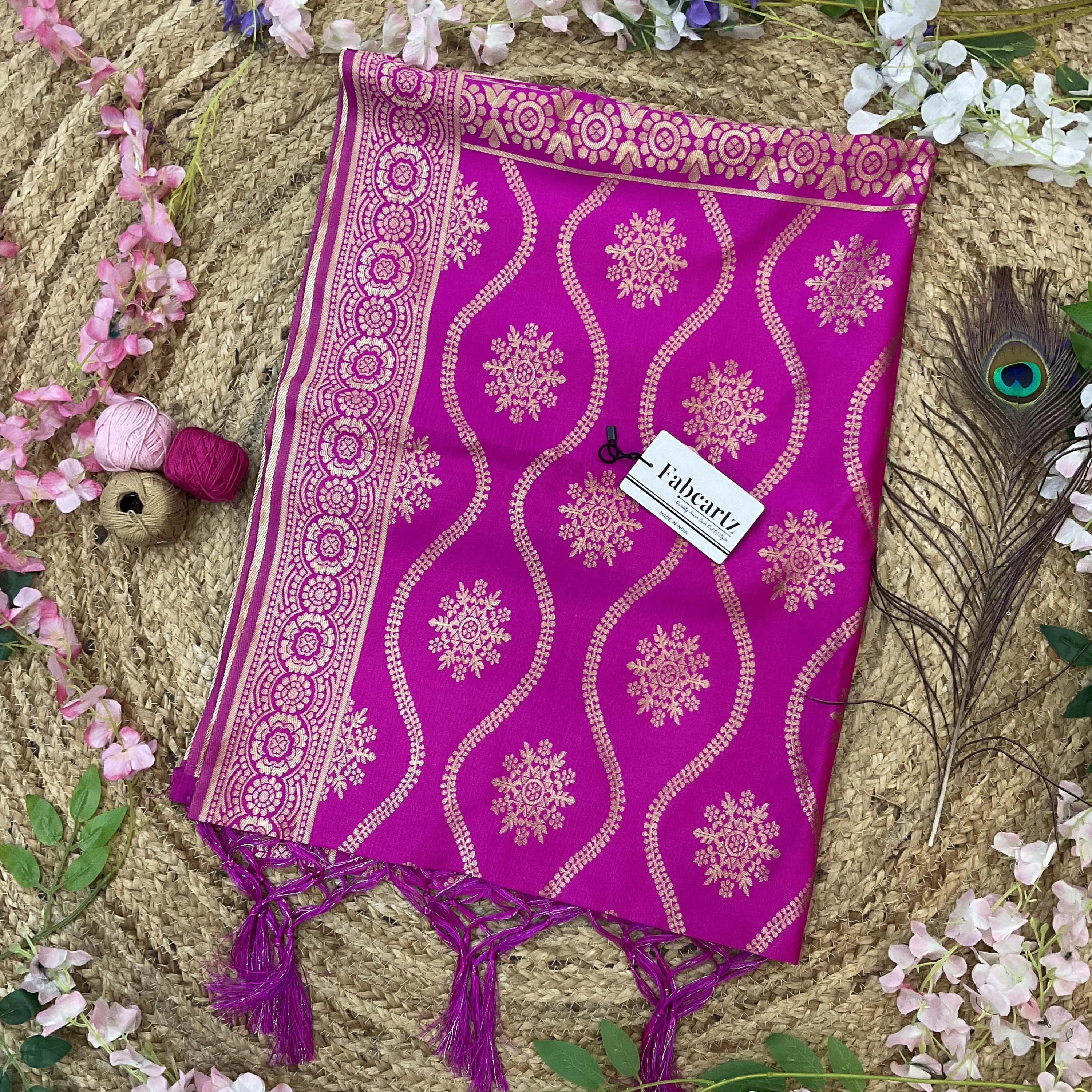Beautiful Jacquard Woven Design Dupatta for women | Only Dupatta DiberaDup - Image 20