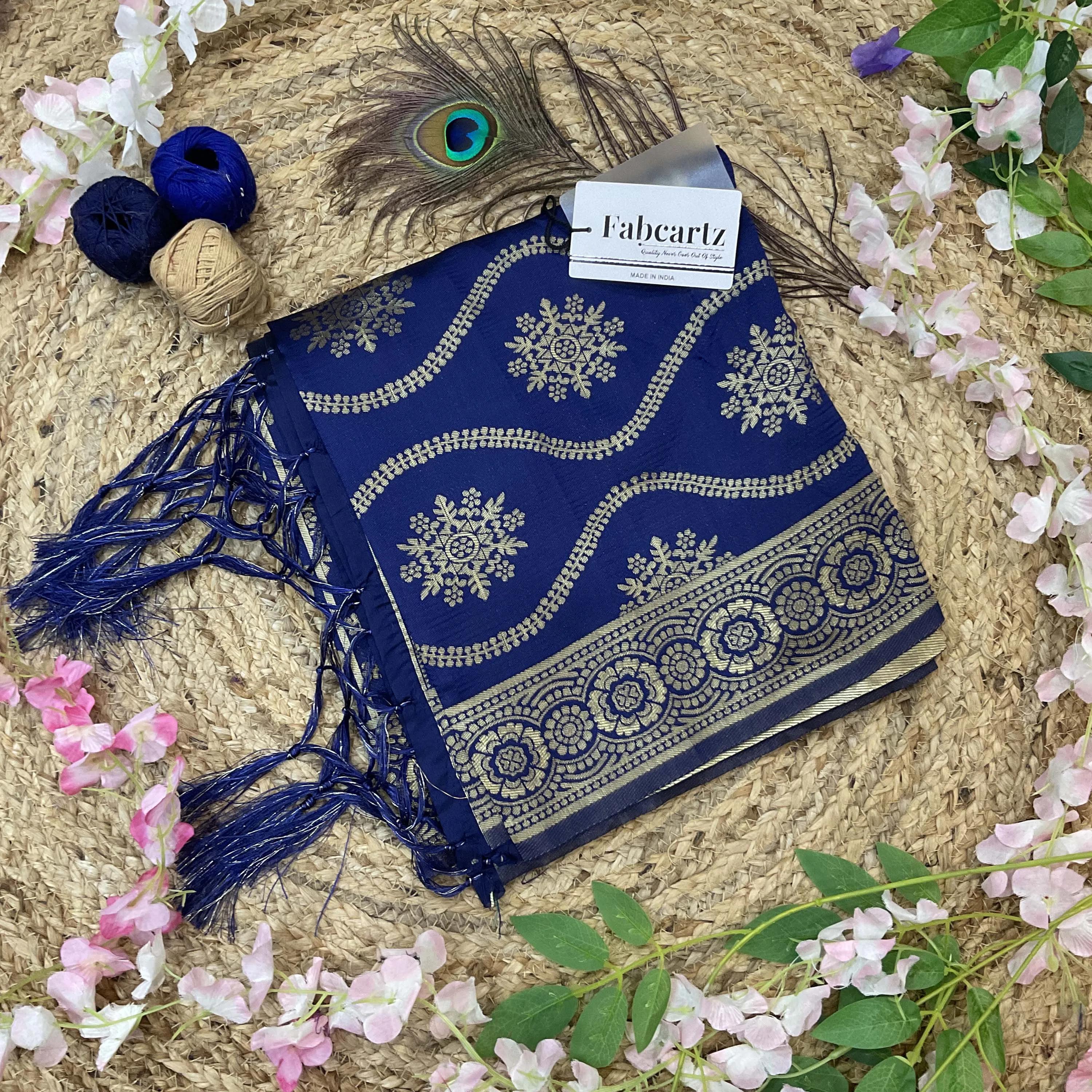 Beautiful Jacquard Woven Design Dupatta for women | Only Dupatta DiberaDup - Image 6