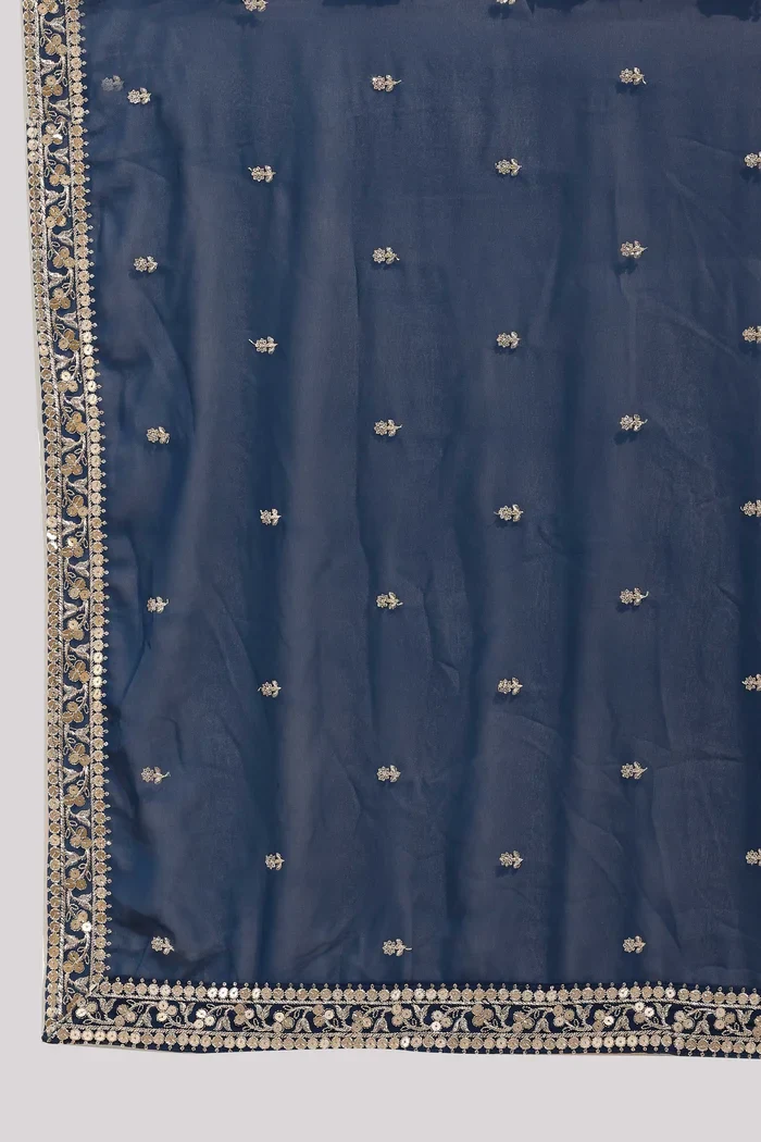 Women's Embroidered Georgette Lehenga Choli with Sequins Work ShivGami - Image 21