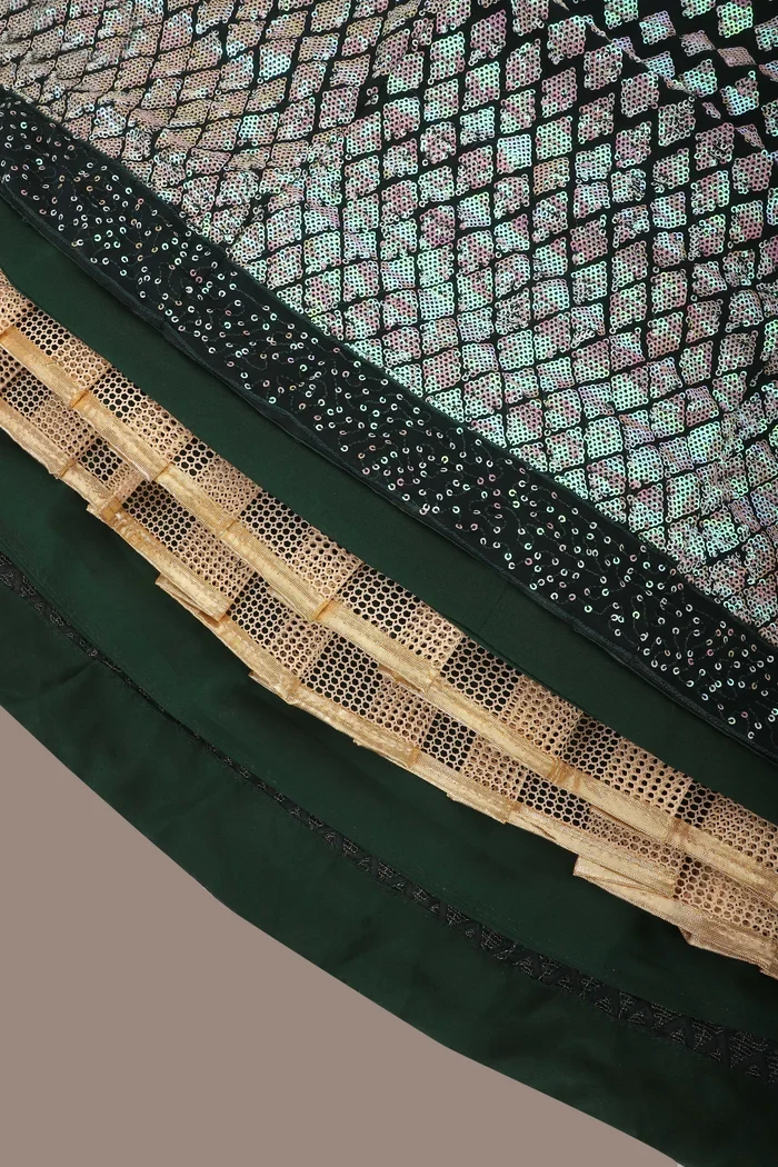Women's Embroidered Georgette Lehenga Choli with Sequins Work Galaxy - Image 16