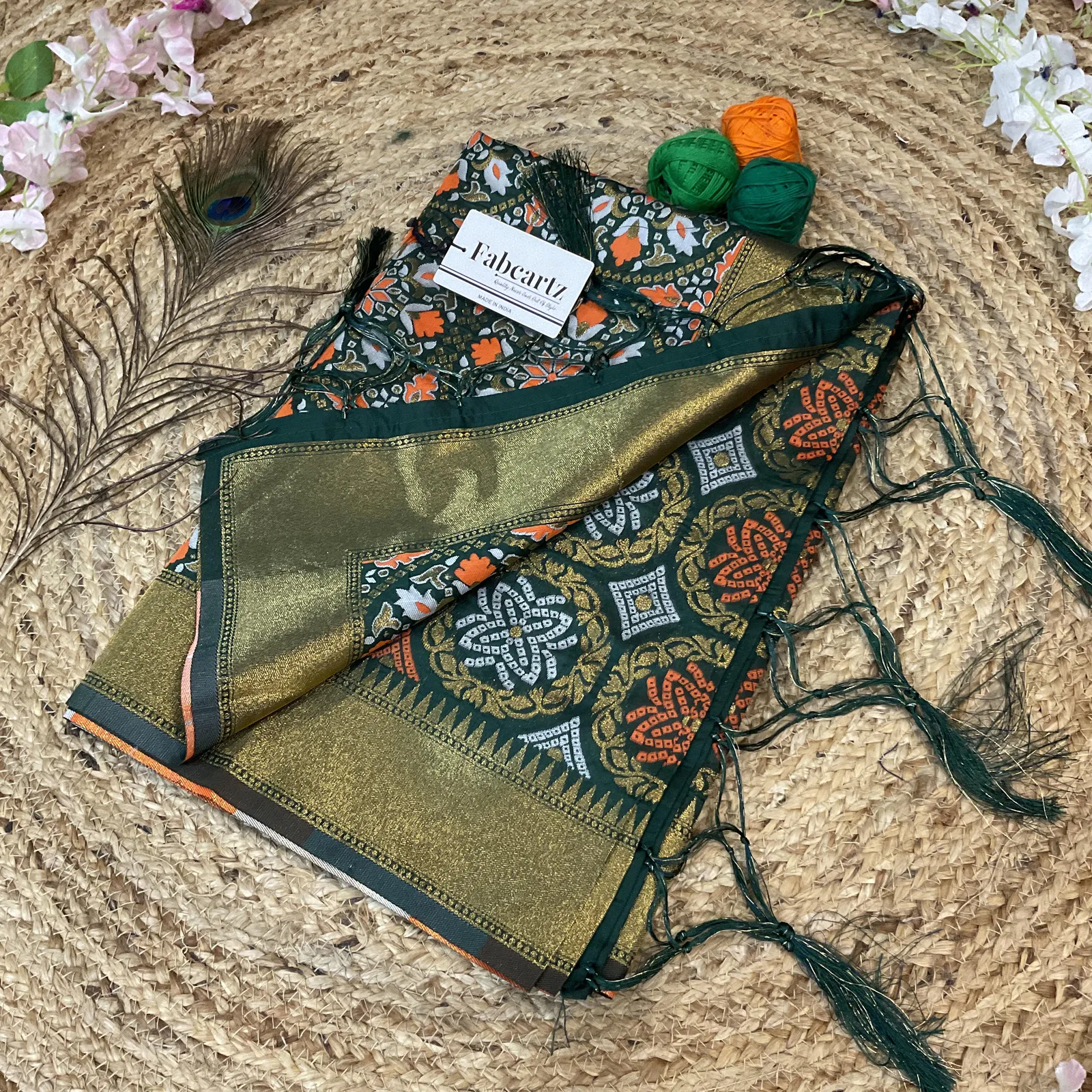Beautiful Jacquard Woven Design Dupatta for women | Only Dupatta GolGolDup - Image 5