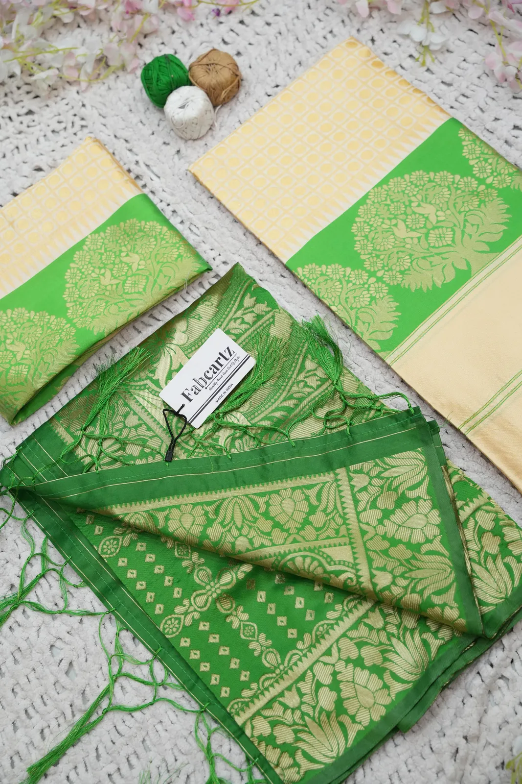Beautifull South Indian Half Saree for women Harini - Image 3