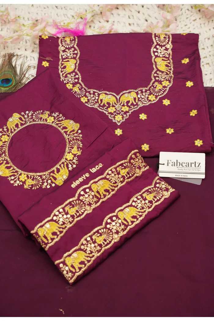 Women's Woven Design zari work Half Saree with Embroidered Blouse and Dupatta HathiGhoda - Image 41