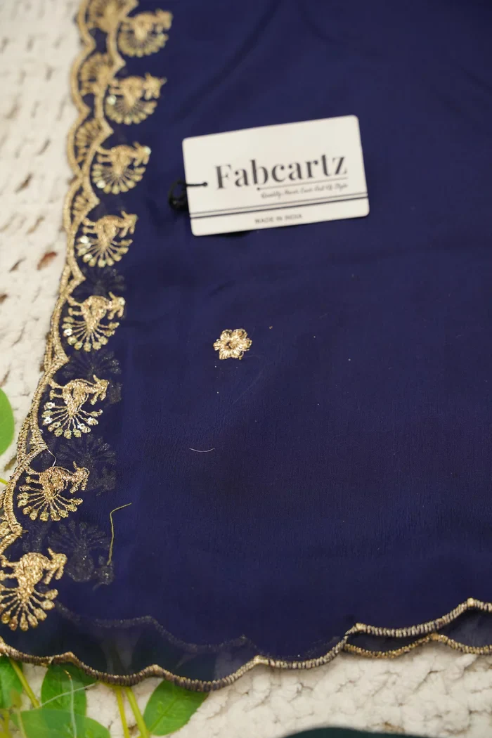 Women's Woven Design zari work Half Saree with Embroidered Blouse and Dupatta HathiGhoda - Image 54