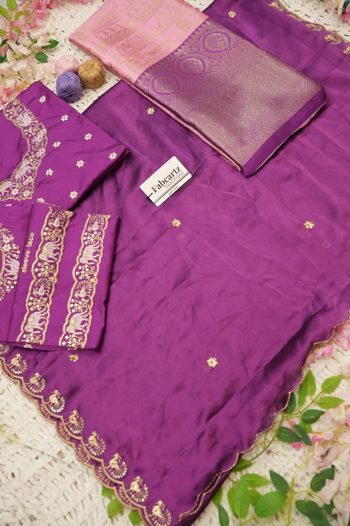 Women's Woven Design zari work Half Saree with Embroidered Blouse and Dupatta HathiGhoda - Image 78