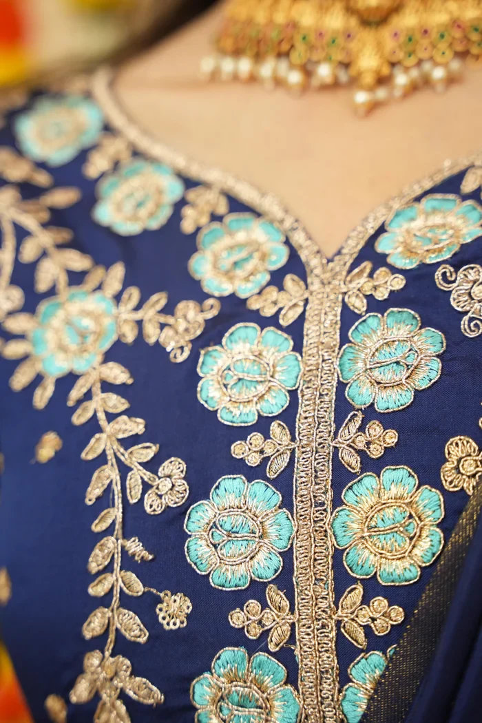 Women's Woven Design zari work Half Saree with Embroidered Blouse and Dupatta HiranPattu - Image 15