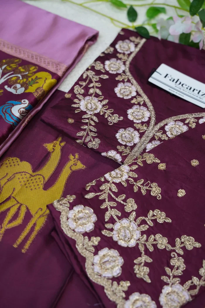 Women's Woven Design zari work Half Saree with Embroidered Blouse and Dupatta HiranPattu - Image 67