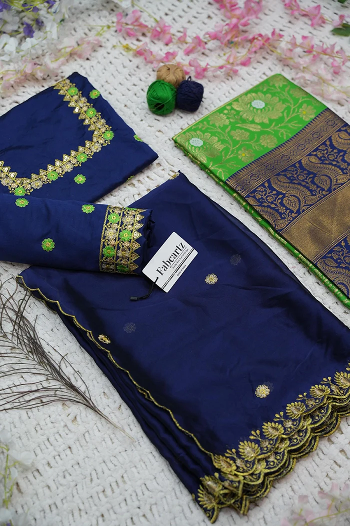 Women's Woven Design zari work Half Saree with Embroidered Blouse and Dupatta Jaya - Image 115
