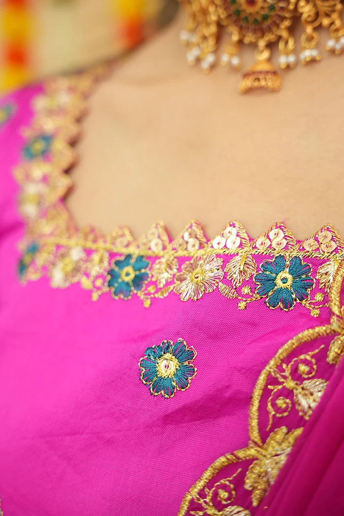 Women's Woven Design zari work Half Saree with Embroidered Blouse and Dupatta Jaya - Image 35