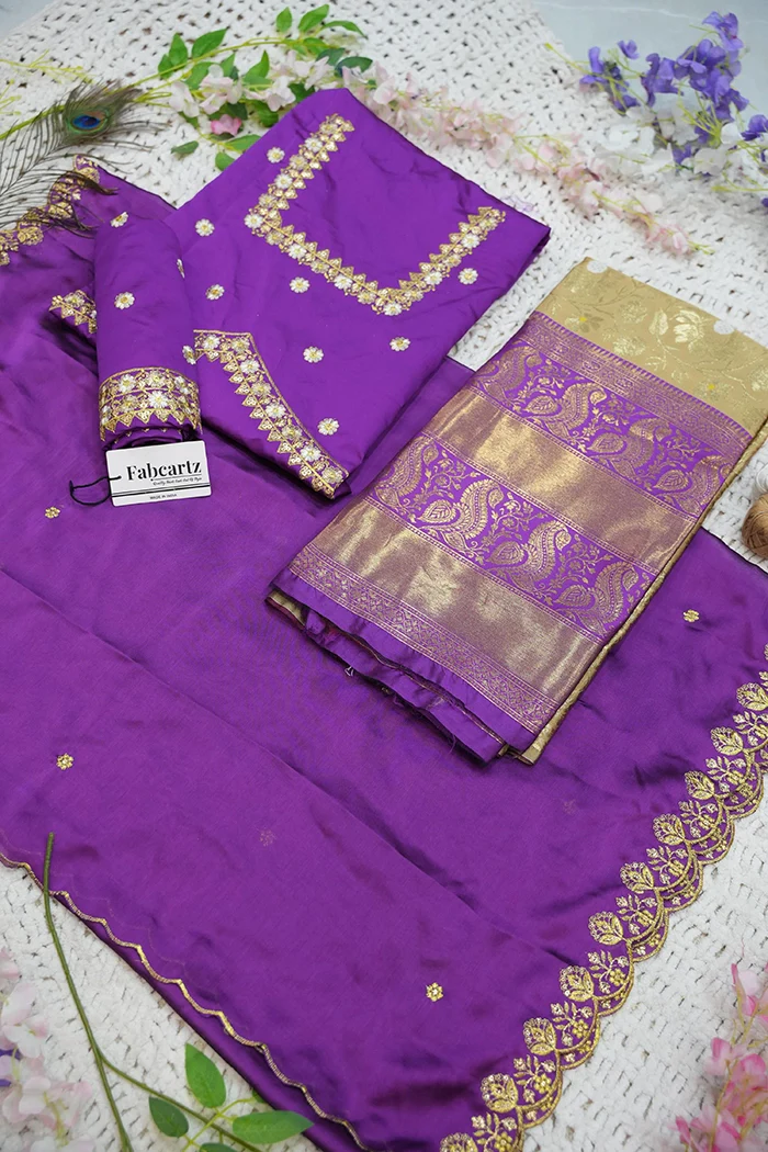 Women's Woven Design zari work Half Saree with Embroidered Blouse and Dupatta Jaya - Image 83