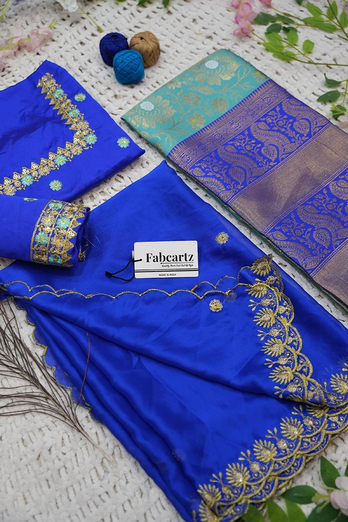 Women's Woven Design zari work Half Saree with Embroidered Blouse and Dupatta Jaya - Image 95