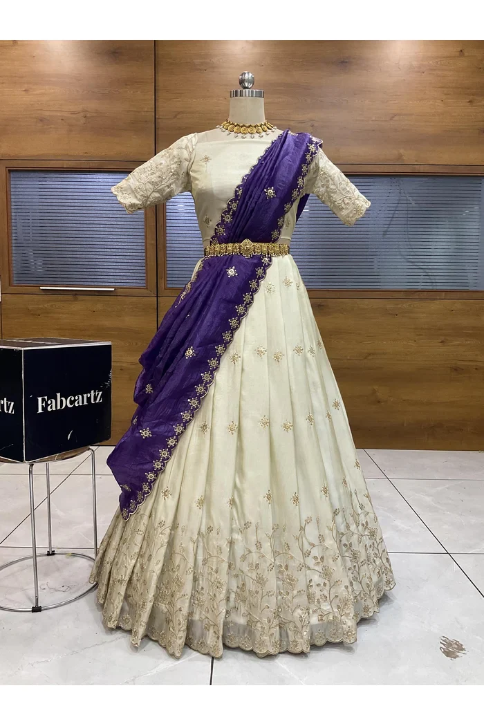 South Indian Festival Traditional Lehenga Choli Shizuka