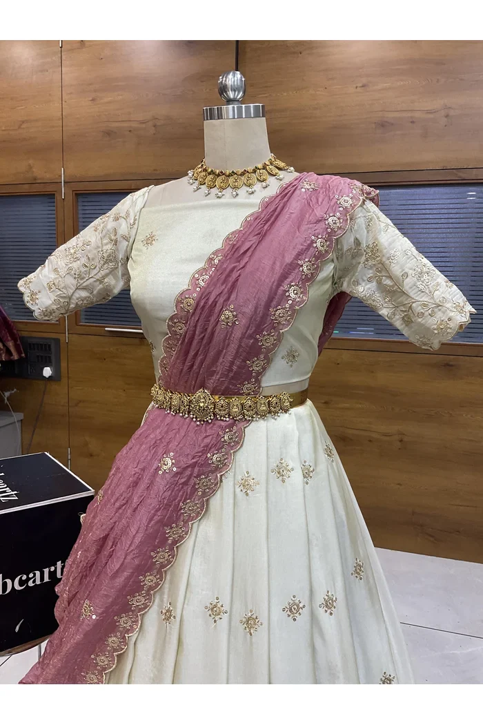 South Indian Festival Traditional Lehenga Choli Shizuka - Image 20