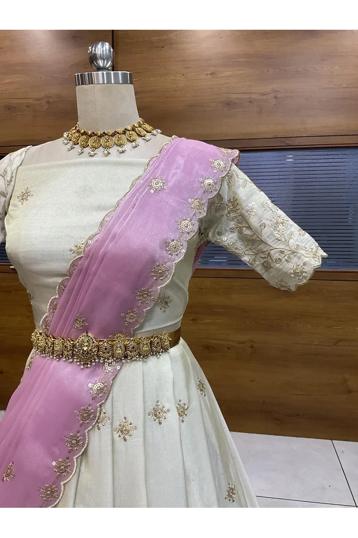 South Indian Festival Traditional Lehenga Choli Shizuka - Image 28